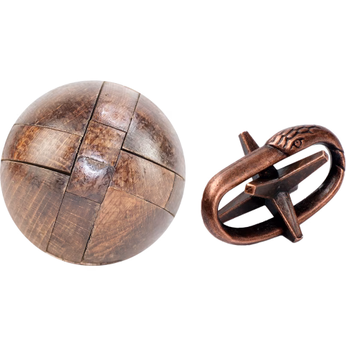 Project Genius Shotput Discus houten montagepuzzel